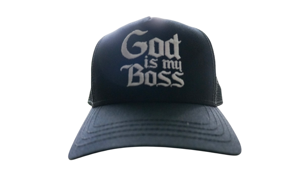 God Is My Boss Trucker Hat
