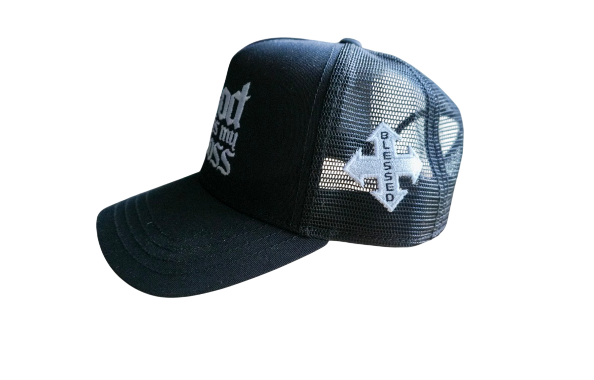 God Is My Boss Trucker Hat